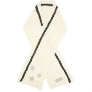 Taylor Swift Cardigan Cream and Black Star Scarf